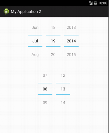 Android开发DatePicker和TimePicker控件的用法