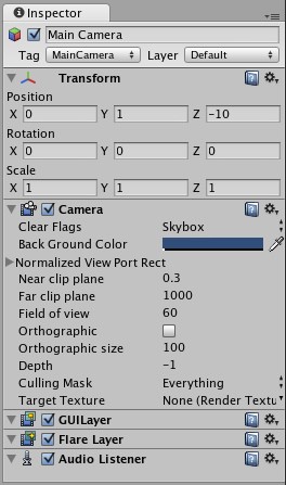 Unity3D基础教程2-1: 游戏对象/物体(GameObjects)