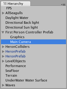 Unity3D基础教程1:界面学习