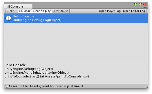 Unity3D基础教程1:界面学习