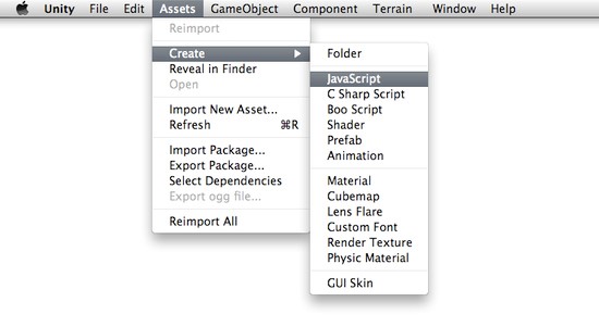 Unity3D基础教程3-7:使用脚本(Using Scripts)