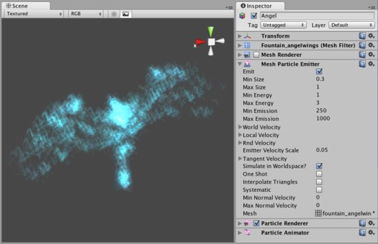 Unity3D基础教程2-4:粒子系统(Particle Systems)