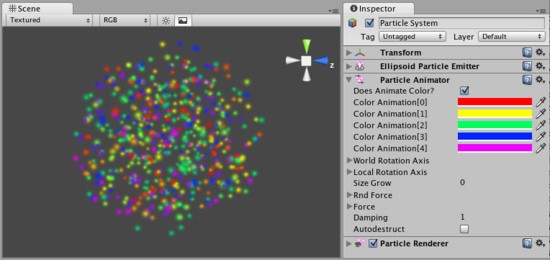 Unity3D基础教程2-4:粒子系统(Particle Systems)