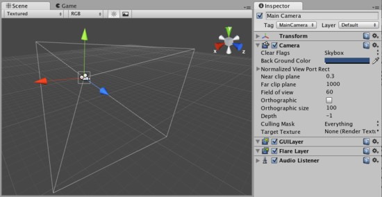 Unity3D基础教程2-5:摄像机(Cameras)