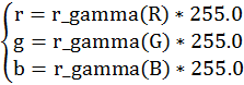 RGB转rgb公式